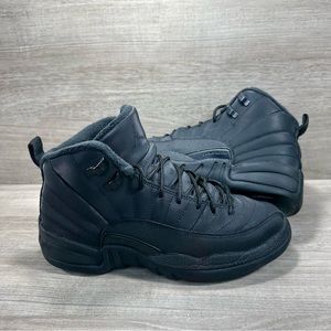 Nike Air Jordan 12 Retro Winterized GS 'Triple Black' | BQ6852 001 | Size US 6Y